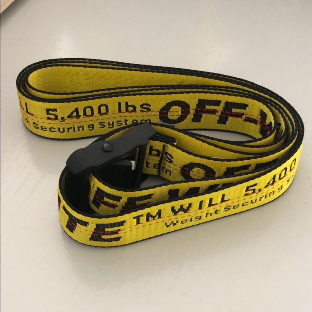 Authentic off-white belt unisex